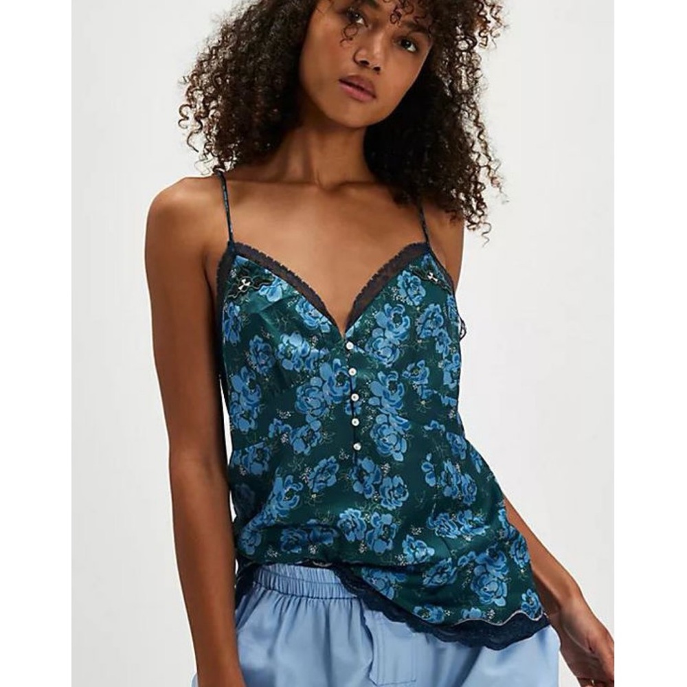NWT Intimately Free People Night Special Cami Lace Floral Tank Top Size Small - Picture 10 of 10